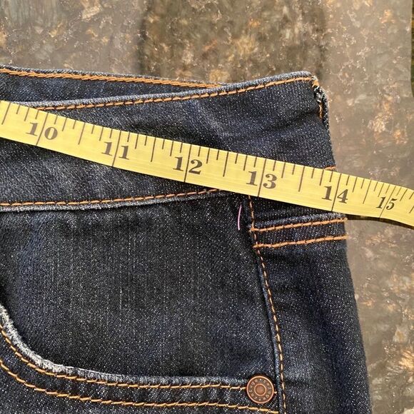 SZ4 REFUGE HighWaist Destroyed Stretch Jean Shorts - Picture 4 of 7